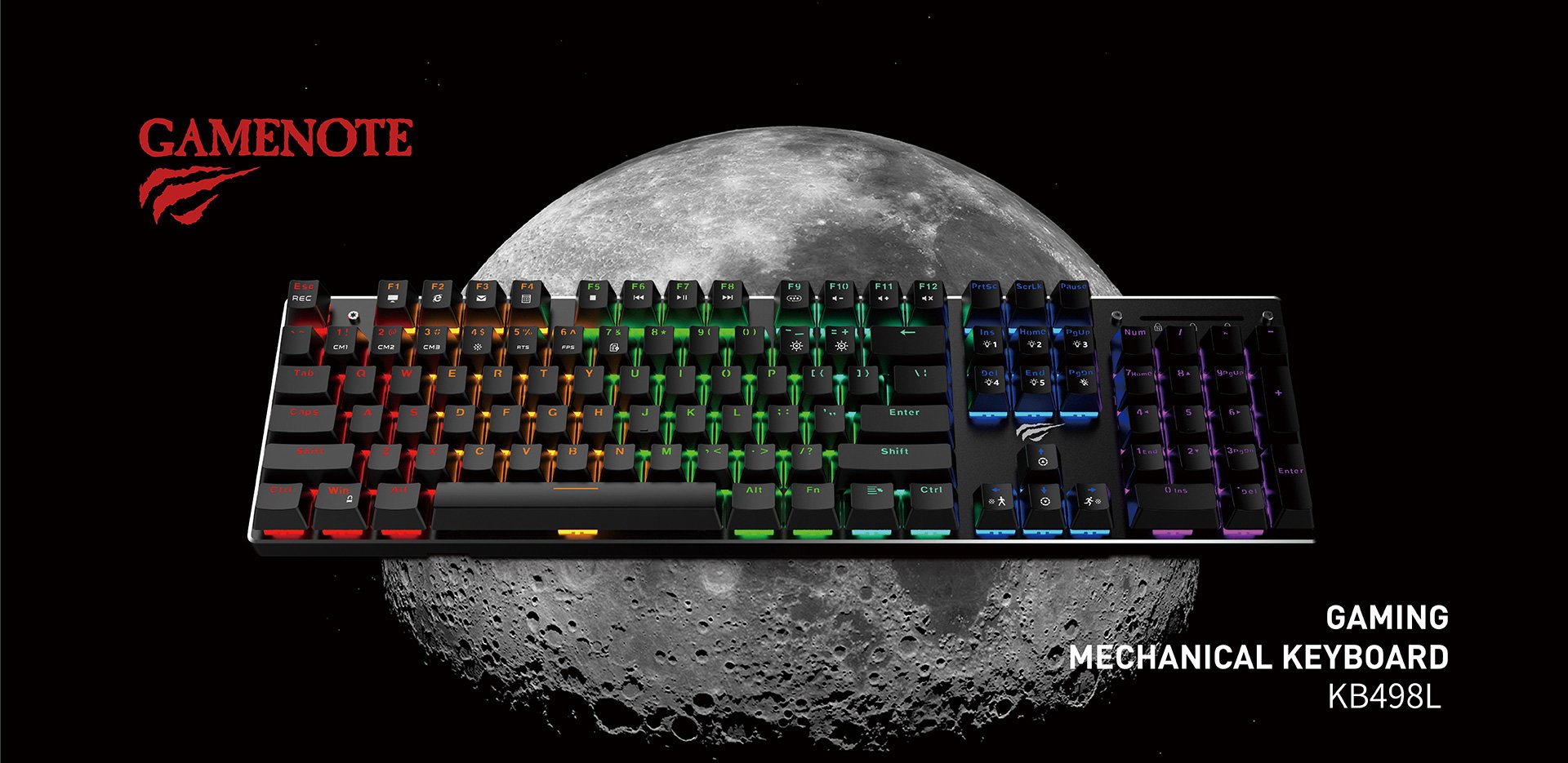 Havit Gamenote tipkovnica HV-KB498L backlit mehanička USB | shoptok.hr
