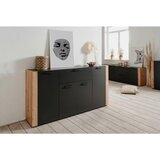 MID.YOU KOMODA, antracit, hrast artisan | Shoptok.si