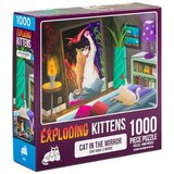 Exploding Kittens puzzle for adults - cat in the mirror cene