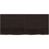 Zidna polica tamnosmeđa 140x60x(2-4) cm od obrađene hrastovine | Eponuda.com