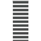 vidaXL Zavjesa zebra crna 60x150 cm širina tkanine 55,9 cm poliester | shoptok.hr