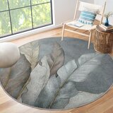 Mila Home Zeleni/sivi perivi okrugao tepih ø 100 cm Dusty Leaves – | shoptok.hr