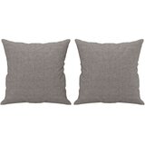  Kavč dvosed z blazinami taupe 140 cm blago | Shoptok.si