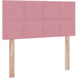 vidaXL Postelja s shranjevanjem z vzmetnico Roza 100 x 200 cm Žamet, (5000100471) | Shoptok.si