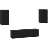  Set TV komoda Crni hrast Konstruirano drvo | shoptok.hr