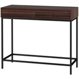 Støraa Temno rjava stranska mizica z mizno ploščo v orehovem dekorju 35x90 cm Celine – | Shoptok.si