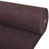 vidaXL Svečani tepih rebrasti 1,2 x 20 m smeđi | shoptok.hr
