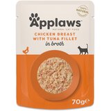  Ekonomično pakiranje Applaws Cat Natural u temeljcu 24 x 70 g - Pileća prsa s filetom tune | shoptok.hr