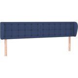  Uzglavlje s ušima plavi 163x23x78/88 cm od tkanine | shoptok.hr