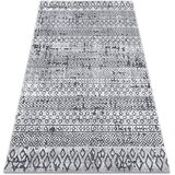 RugsX Preproge Preproga Strukturni SIERRA G6042 Ploščato tkano, 120x170 cm Siva | Shoptok.si