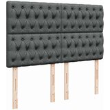  Otomanski krevet s madracem tamnosivi 140x190cm od tkanine | shoptok.hr