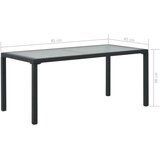  Vrtna garnitura z blazinami 3-delna poli ratan sive barve, (20655695) | Shoptok.si