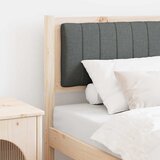  Tapecirani uzglavlje Smeđa 80 cm Čvrsto borovo drvo | Eponuda.ba