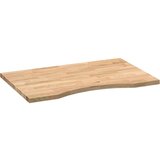 vidaXL Ploča za radni stol 80x60x2,5 cm netretirane masivne hrastovine | shoptok.hr