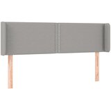  LED uzglavlje svjetlosivo 147x16x78/88 cm od tkanine | shoptok.hr