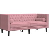  Chesterfield garnitura s jastucima, 2 dijela, ružičasti baršun | shoptok.hr