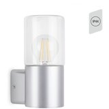 BRILONER 320504TF - Spoljašnja zidna lampa 1xE27/12W/230V IP44 srebrna | Eponuda.com