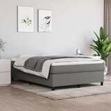 The Living Store Posteljni okvir temno siv 140x200 cm blago - Box Spring Posteljni Okvir, (21517683) Cene