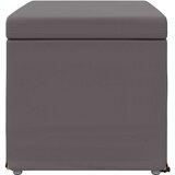  Stolica Siva 61 x 41 x 40 cm Umjetna Koža i Fino Radeći Drvo - Siva 60 cm Umjetna koža | shoptok.hr