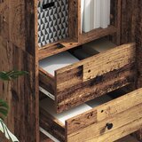  Highboard s ladicama Staro drvo 45,5 x 34 x 127 cm | shoptok.hr