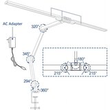  Brilagi-LED Prigušiva dodirna stona lampa VARIO LED/24W/230V 3000-6500K bela | Eponuda.com