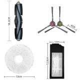 INORCO Glavna krtača s filtrom in blazinicami za brisanje, združljiva z robotom Deebot X1 Turbo/Omni, (21874879) | Shoptok.si