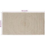  Tepih Prirodna i bijela 80 x 150 cm Juta | shoptok.hr