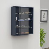 MID.YOU VISEČA VITRINA, antracit | Shoptok.si