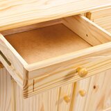 MID.YOU Kredenca Alicante, Masiven Bor, Naravna Barva | Shoptok.si