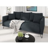 Ropez Temno siva sedežna garnitura iz šenilje 200 cm Freya – | Shoptok.si