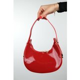 LuviShoes SUVA Red Patent Leather Women's Handbag cene