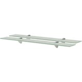 Maison Chic 2 kosi Stenske Police - Viseče police steklo 70x10 cm 8 mm, (21793438) | Shoptok.si