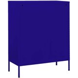Ormarić Omara za shranjevanje mornarsko modra 80x35x101,5 cm jeklo, (20705190) | Shoptok.si