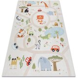 RugsX BAMBINO 1165 pralna preproga živalski vrt za otroke protizdrsna - bež 80/150 cm | Shoptok.si