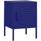 Furnova Nočna omarica mornarsko modra 35x35x51 cm jeklo, (21926549) | Shoptok.si