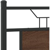  Okvir kreveta bez madraca smeđi hrast 137x190 cm izrađeno drvo | shoptok.hr