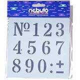 NEBULO Veliki brojevi predložak list | shoptok.hr