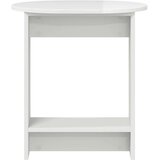  Bocni stol Visoki Sjaj Bijeli 50 x 39 5 x 55 cm | shoptok.hr