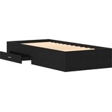  Krevetna konstrukcija Crni hrast 90 x 190 cm Konstruirano drvo | shoptok.hr