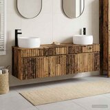  Set ormarića za kupaonicu 3 kom. Staro drvo 49 x 44,5 x 66 cm | shoptok.hr
