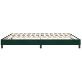 Krevet s boxspring oprugama bez madraca tamnozeleni 180x220 cm baršun - Tamnozelena 180 x 220 cm 25 cm | shoptok.hr