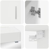  Set namještaja za kupaonicu TULUM 3 pcs Bijelo 60 x 34 x 63 cm | shoptok.hr