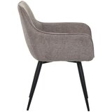 MID.YOU NASLANJAČ, kovina, tekstil rjava | Shoptok.si