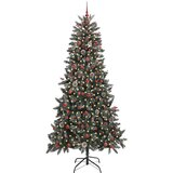 vidaXL Umestno božično drevo med 300 LED Zelena 129,5 x 129,5 x 240 cm | Shoptok.si