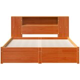 Krevet s okvirom i spremnikom s uzglavljem 2 pcs Vosak smeđa | shoptok.hr