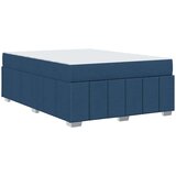 vidaXL Konstrukcija postelje Modra 140 x 200 cm blago | Shoptok.si