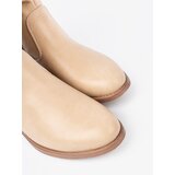 Shelvt Comfortable beige ankle boots with ruffles | Shoptok.si