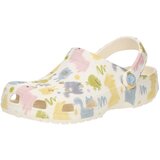 Crocs Odprti čevlji 'Classic Pastel Pets' svetlo bež / svetlo modra / rumena / kivi | Shoptok.si