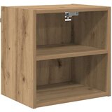 vidaXL Viseča omarica s polico Riga Umetni hrast 40 x 29,5 x 40 cm | Shoptok.si