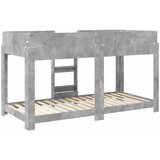 Krevet na kat za djecu Betonski sivi 80 x 200 cm | Eponuda.com